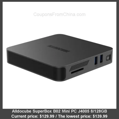 n____S - Alldocube SuperBox B02 Mini PC J4005 8/128GB
Cena: $129.99 (najniższa w his...