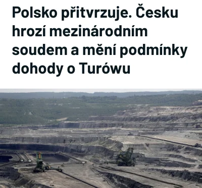 jaroty - Nowa czeska minister środowiska chce kontynuować zerwane przez polską stronę...