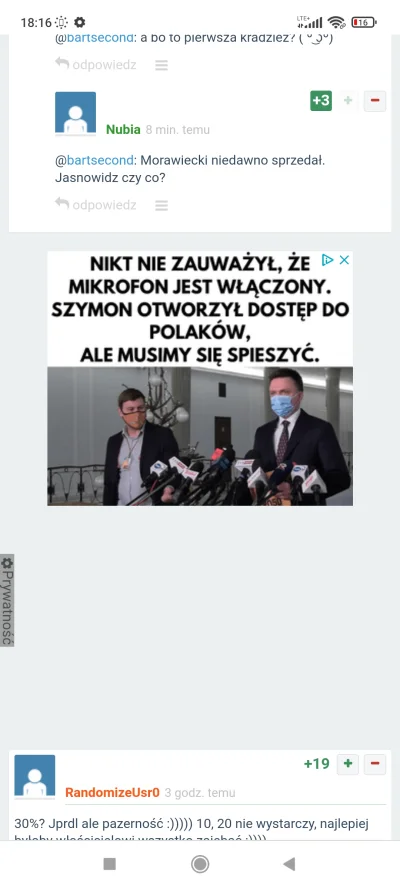 B.....r - Fajne reklamy ze scamem (wykorzystującym wizerunki polityków) macie na Wyko...