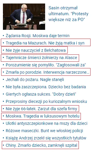 ArnoldZboczek - Czy to normalne, że 40% najnowszych wiadomości na polskich portalach ...