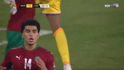 WHlTE - Maroko 2:0 Komory - Zakaria Aboukhlal 
#pna2022 #caf #golgif #mecz