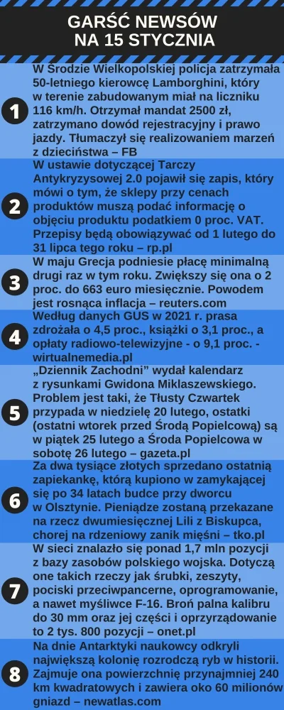 urarthone - Zapraszam na #garscnewsow 15 stycznia

TXT tutaj