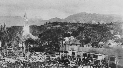 Hans_Kropson - Bombardowanie Papeete, Tahiti, Pacyfik 22 sierpnia 1914 roku
#iwojnas...