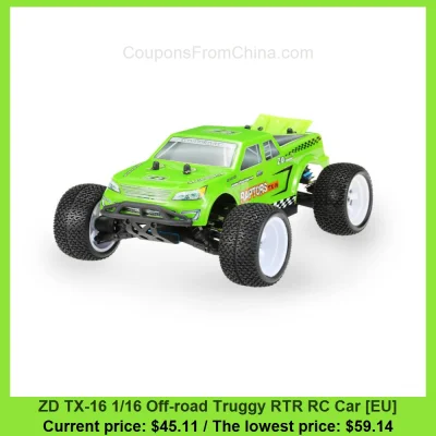 n____S - ZD TX-16 1/16 Off-road Truggy RTR RC Car [EU]
Cena: $45.11 (najniższa w his...