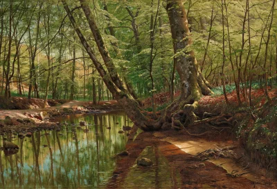 Lifelike - Landscape with river; Peder Mørk Mønsted
olej na płótnie, 1899 r., 81,5 x...