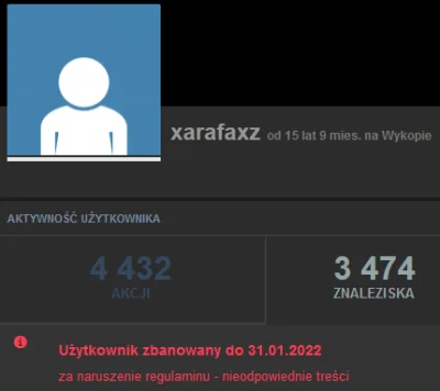 Lutekcjusz - https://www.wykop.pl/ludzie/xarafaxz/

 Użytkownik zbanowany do 31.01.2...