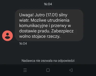 Drezv - No fajnie że jest alert ale były wcześniej też silne wiatry i 0 alertów... Ci...