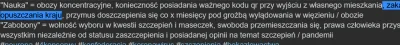 Michal0173 - @omogl1n

Obóz koncentracyjny - "miejsce więzienia, niewolniczej pracy...