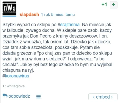 Dutch - @slapdash: 
gdzie ty mie tu z tom logikom! To je komuuuuunaaaaa!
Co tam misi...