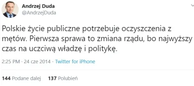 spere - >i sobie pomyślę że to prezydent Polski to mnie nie tylko szlag

@Ilirian: ...