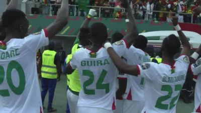 WHlTE - Burkina Faso 1:0 Etiopia - Cyrille Bayala 
strzelec gra w drugiej lidze fran...