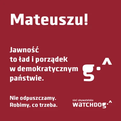 WatchdogPolska - W 2021 roku dzień w dzień walczyliśmy o dostęp do informacji. O dost...