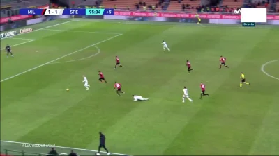 zajebotka - Milan 1:[2] Spezia 
Emmanuel Gyasi 90+6'

#mecz #seriea #golgif #acmil...