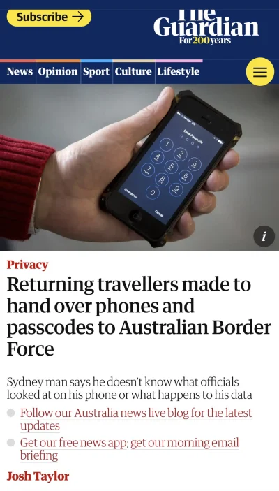 covid_duck - AUSTRALIA
Po przybyciu podróżni muszą oddać telefony służbie granicznej...