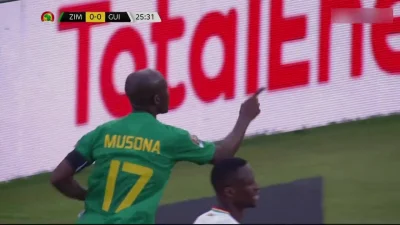 WHlTE - Zimbabwe 1:0 Gwinea - Knowledge Musona
#pna2022 #caf #golgif #mecz