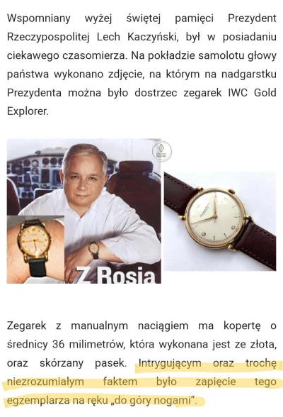 chiefeng - Wszyscy pamiętamy niedawne zdarzenie kiedy prezes Kaczyński założył zegare...