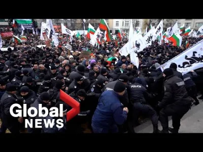 nirt435 - COVID-19: Protestujący w Bułgarii próbują szturmować parlament podczas wiec...