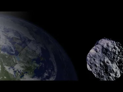 maszfajnedonice - Za 22 minuty kilometrowy asteroida walnie w ziemię.