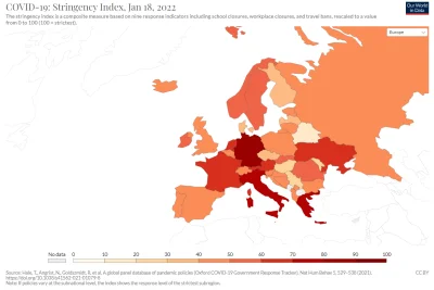 Tomtomprom - Wskaźnik zamordyzmu w Europie
#koronawirus