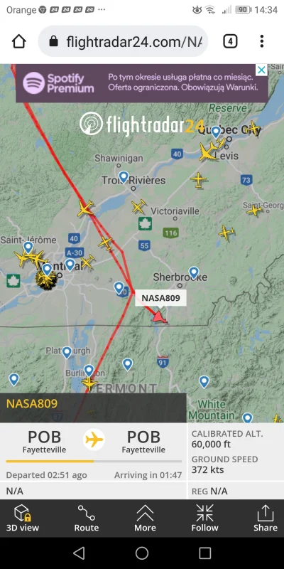 p.....7 - Co do #!$%@?, pojazd z NASA lata niedaleko ładującego w Montrealu An -225 M...