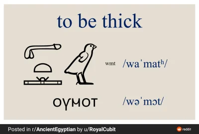 cheeseandonion - >...The jokes get even better if you know some Egyptian: besides the...