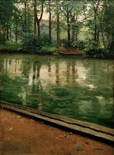 Lifelike - The Yerres, Effect of Rain; Gustave Caillebotte
olej na płótnie, 1875 r.,...