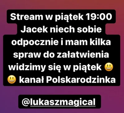 PolskaB - Wszyscy zmęczeni i sprawy prywatne ( ͡° ͜ʖ ͡°)
#danielmagical