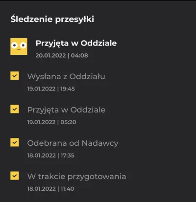 Mayki444 - Czemu tak krąży między oddziałami? Zamówiłem dwie paczki z tego samego skl...