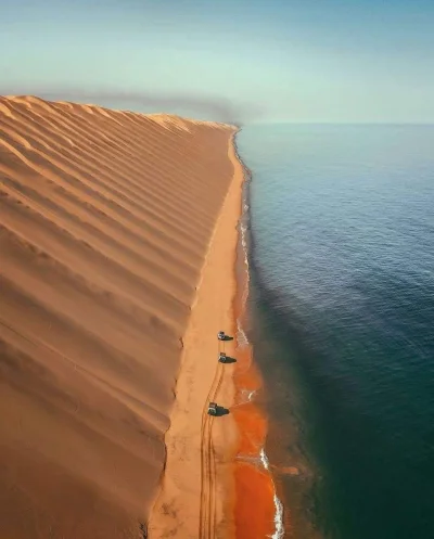 Turnam - Pustynia na wybrzeżu Namibii #estetyczneobrazki #earthporn