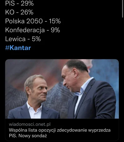 G.....y - Nie obchodzi mnie, czy pierwszy jest PiS czy PO, ale bardzo cieszy mnie 5% ...