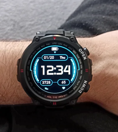 FizykDawidPasieka - @wscieklybyk chiński smartwatch K22