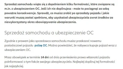 7050 - zgłaszasz się do urzędu po pieczątkę na umowie, przerejestrowujesz a OC przech...