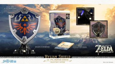 kolekcjonerki_com - 29-cm replika Hylian Shield z The Legend of Zelda od First 4 Figu...
