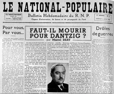 zgredinho - W maju 1939 niewielka część Francuzów zastanawiała się "Faut-il mourir po...