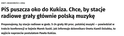 GienekMiecio - @czeskiNetoperek: Wrażenie? To jego postulat był. Od początku mówiłem,...