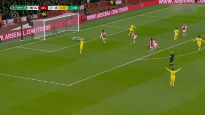 zajebotka - Arsenal 0 - [1] Liverpool 
Diogo Jota 19' świetny rajd

#mecz #arsenal...
