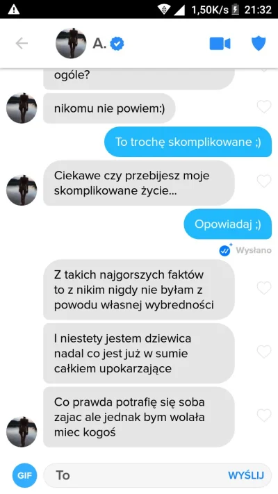 Iwannaseeaction - #tinder wierzyć ? Xd