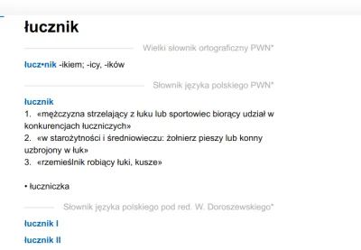 b.....s - @Asterling: gościu, ale to jest hasło "ŁUCZNIK" a nie łuczarz... czytaj co ...