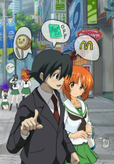 zabolek - #anime #randomanimeshit #girlsundpanzer #schooldays #mihonishizumi #makorei...