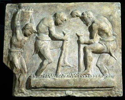 IMPERIUMROMANUM - Relief ukazujący wyciskanie soku z winogron

Rzymski relief ukazu...
