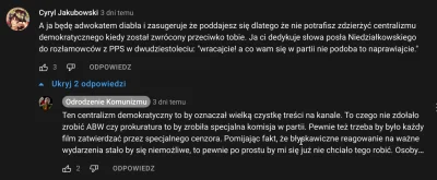 archubuntu - Swoją drogą fascynuje mnie dwójmyślenie Towarzysza Michała, który sprzec...