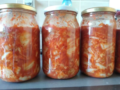 katolewak - Pierwsze kimchi. Trzymajta kciuki.

#kimchi #fermentujzwykopem #kiszonki ...