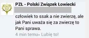 megawatt - > Oczywiście, człowiek należy do świata zwierząt.

@EltonJ: ssaków, a ni...