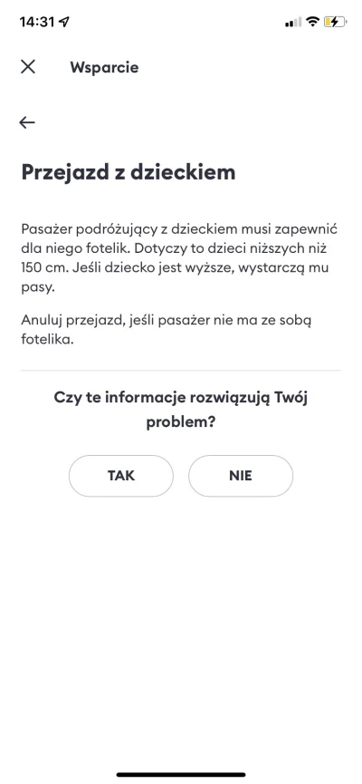 studentasp - @vin42: screenshot z sekcji „pomoc” w oficjalnej aplikacji Bolta. Zrobio...