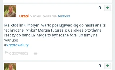 Kutecz - @Uzapi: ciekawe że w dwa miesiące temu pytałeś się o materiały do nauki w mo...