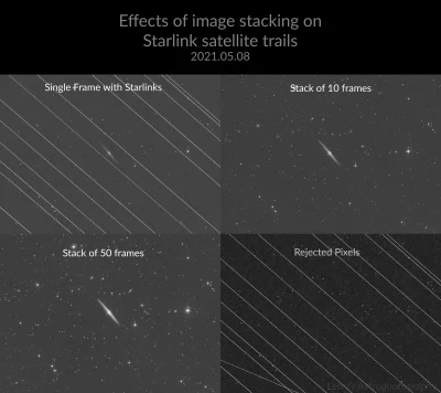 Michal_Zelazny - Ślady satelitów zawsze były obecne na astrofotografiach. Być może je...