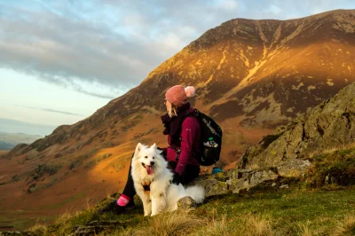 3t3r - Moze i nie ma sniegu ale i tak jest w pytke :)

#samoyed #uk #lakedistrict #...