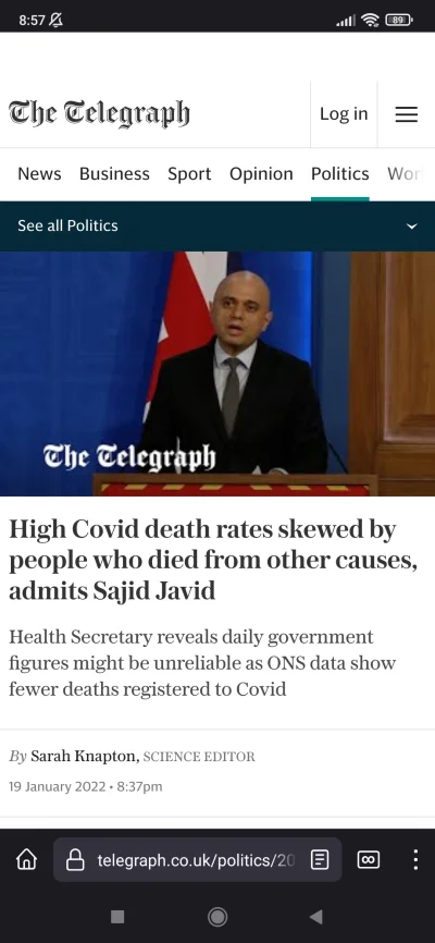 covid_duck - W Wielkiej Brytanii dziś minister zdrowia okazał się foliarzem.
 

Sa...