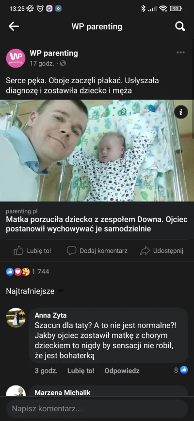 z.....k - Wystarczy, że WP raz pochwali ojca (a jest za co chwalić) to już #p0lka #ma...