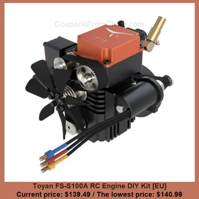 n____S - Toyan FS-S100A RC Engine DIY Kit [EU]
Cena: $139.49 (najniższa w historii: ...